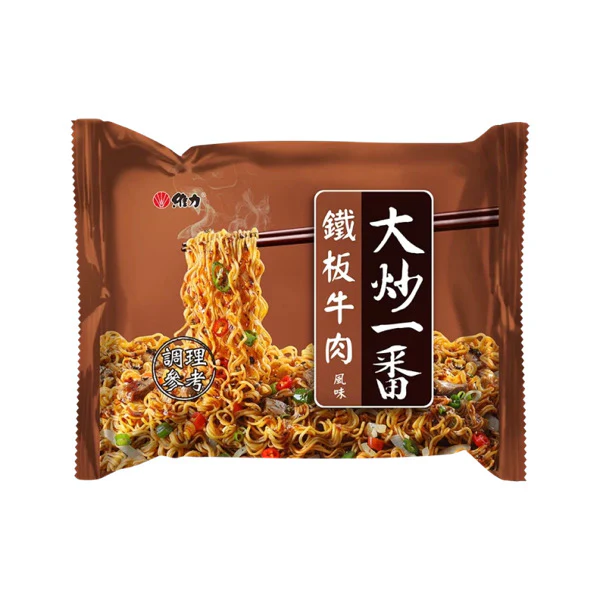♠︎ 在地的熱炒風味 ♤【維力】大炒一番系列:鐵板牛肉風風味麵 4入/ 袋 ♠︎