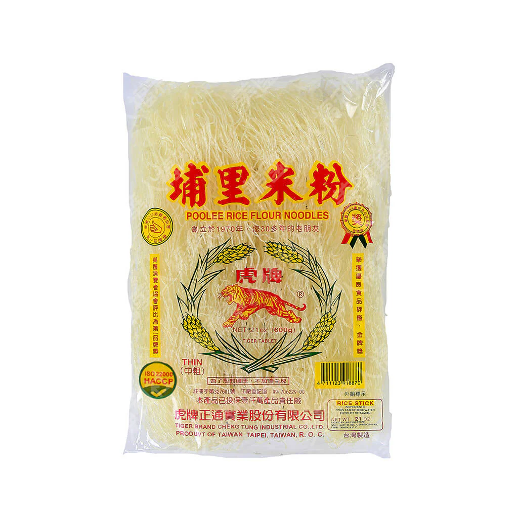 【虎牌】埔里米粉（埔里水粉：中粗）600g