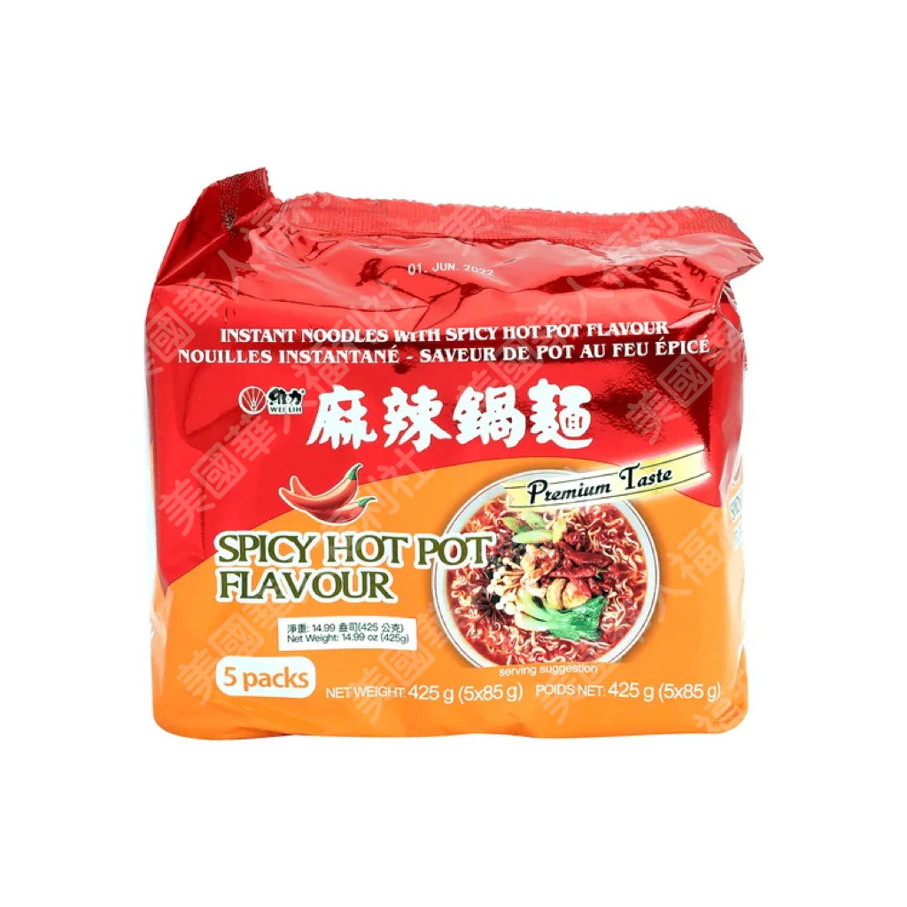 【維力】麻辣鍋麵 5包/ 袋