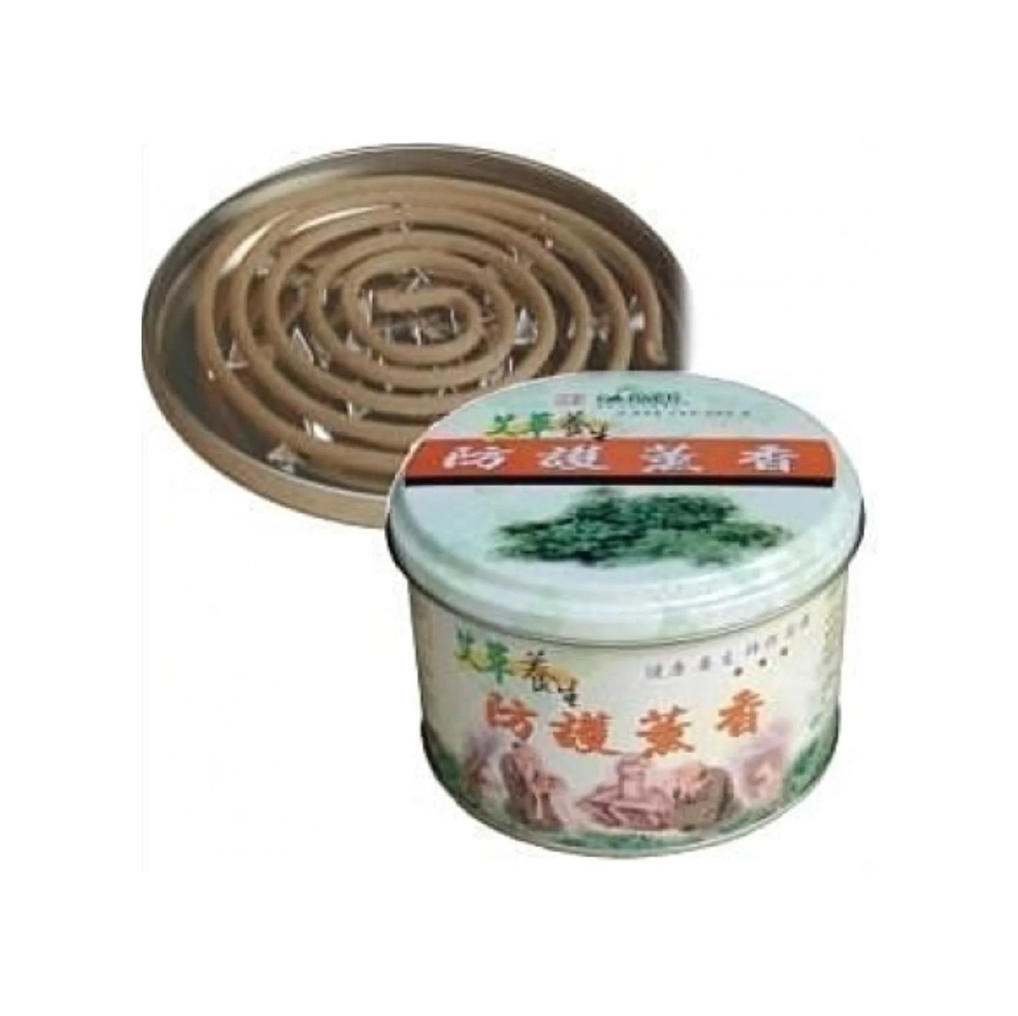 【艾草之家】艾草養生防護薰香 天然艾草蚊香 鐵盒 Artemisia Incense Coils Metal Box 30pcs - Image 3