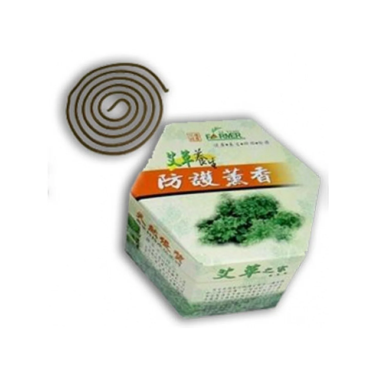 【艾草之家】艾草天然防護薰香 環保盒裝 Artemisia Incense Coils Paper Box 32pcs - Image 3